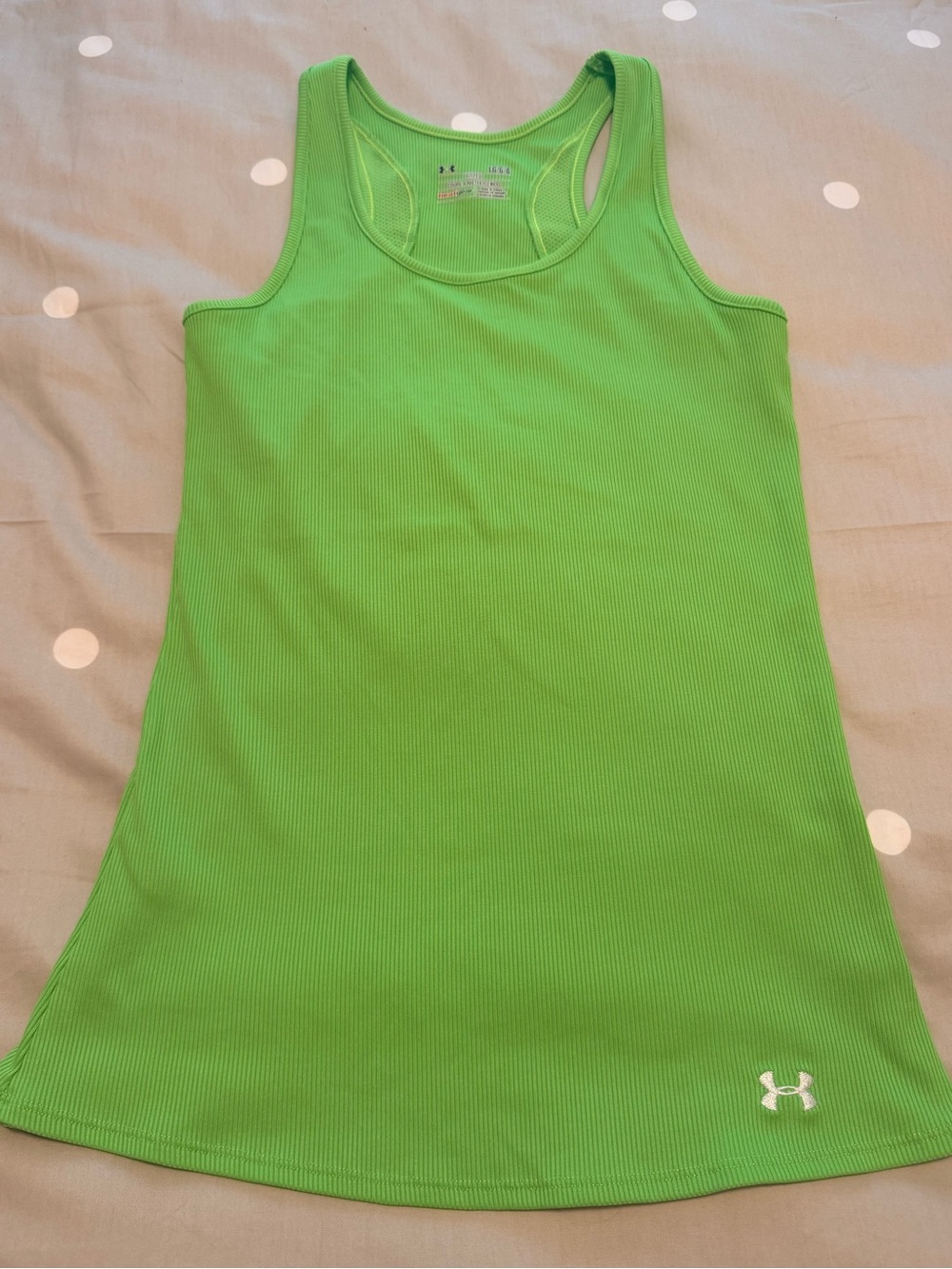 Under Armour Lime Green Racerback Tank Top